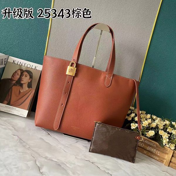 

Cosmetic Bags & Cases Handbag Luxury Women's Fashion Bag Logo Fashion Steam Engine Classic Hand Shoulder Diagonal Shopping Bag, Khaki