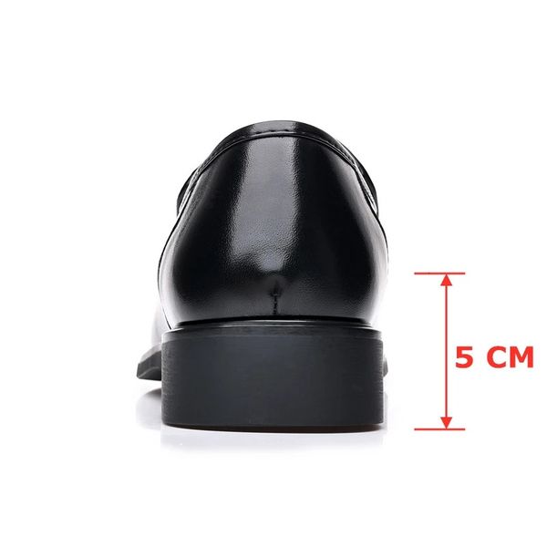 Mens flat shoes/5cm dress formal leather elevator height increase shoes mens business wedding Oxford Zapatos De Hombre 250225