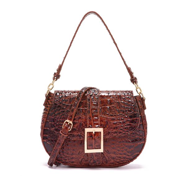 

Fashion Men Saddle Bag Luxury Hand Bag Ladies Shoulder Bag Design Rainbow Alligator PU Leather Women's Purses And Handbags BFP2410244 PTP5, Light brown