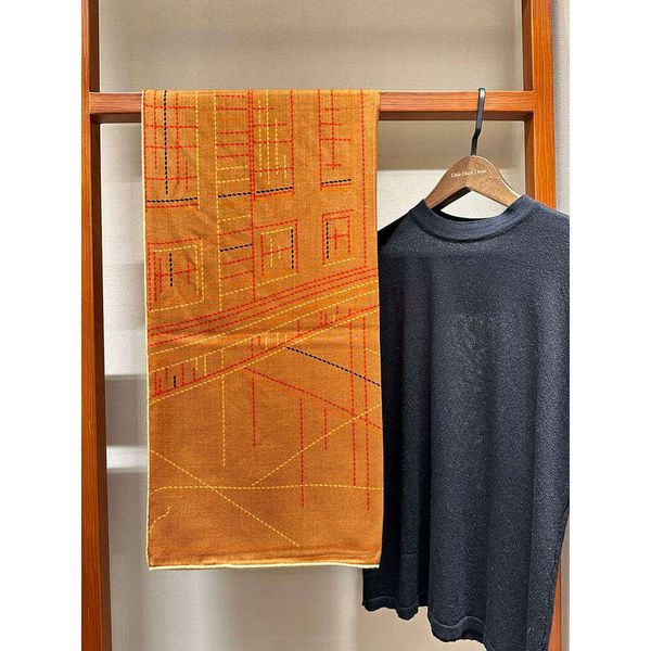 

nice High designers 140Cm Par silk Scarf Color ece Cashmere scarf Women's Foula scarvesreal
