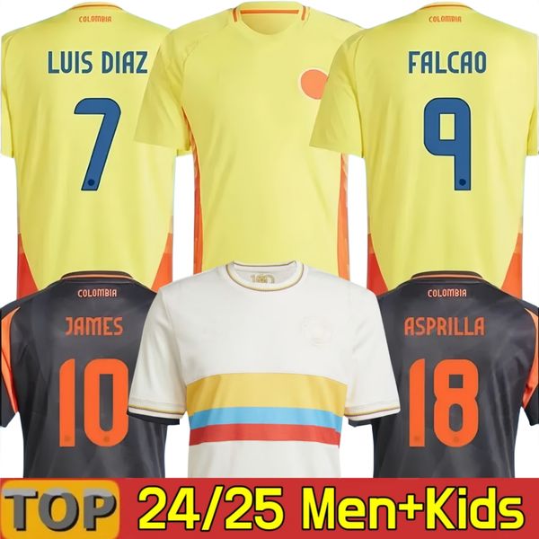 

2024 Colombia JAMES 100 Anniversary Soccer Jerseys 24/25 Home M.BORJA J. ARIAS Shirt ARIAS ASPRILLA BORRE CARRASCAL National Team LUIS DIAZ CORDOBA Football Shirt men, 2024 home aldult