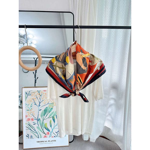 

Fashion Shawl Scarf Neckerchief Cape Mulberry Womens Bandana nice silk designers Silk scarf ece go 90 100%