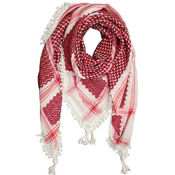 

Men Yashmagh sewn Head Scarrabian scarf Palestine Cotton Islamic Wholesale Shemagh Keffiyeh Arab Scarf woven in stock classic