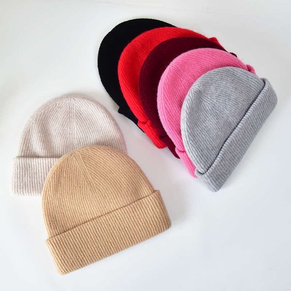

with Knitted for Cashmere Beanie scarf 100% Women Custom Womens Winter Merino Wool Skull Beanies Cuff Hats classi s s