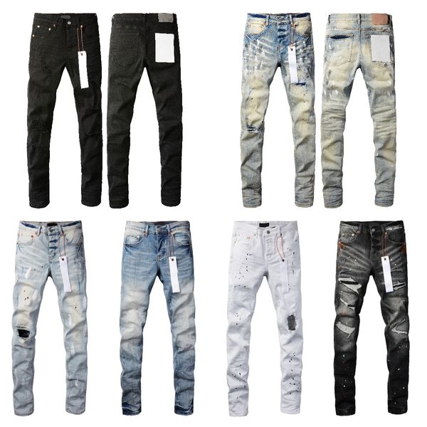 

Mens Designer Jeans Distressed Slim Pants Ripped Biker Motorcycle Denim Fashion Luxury Black Jeans Mans Blue Embroidery Patchwork White Shorts Jeans, Leopard print