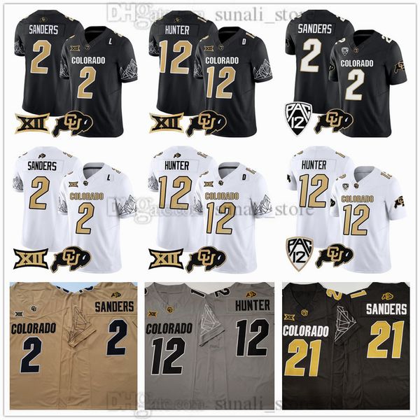 Custom 2024/25 Colorado Buffaloes Football Jerseys 2 Shedeur Sanders 12 Travis Hunter 21 Shilo Sanders 20 LaVonta Bentley 5 Jimmy Horn Jr. 16 Alejandro Mata Stitched