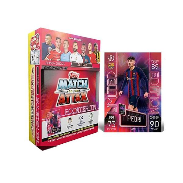 

Toy Kids Stickers 23 Topps League Match Attax Mega Tin Official Football Collection Sports Stars Mbappe Signature Cards 230711 Drop Dhmbs 0711