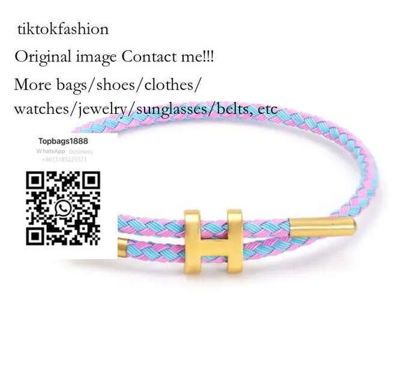 

Wire Rope Bracelet Letter Buckle Adjustable Titanium Waterproof Sweat Resistant Bangles