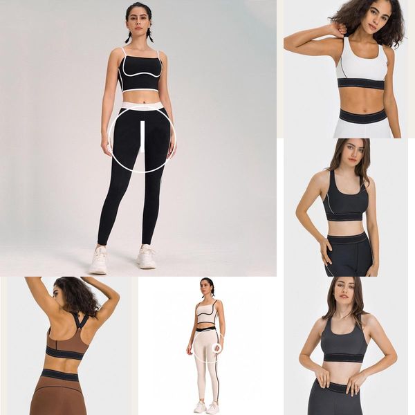 

Active Sets Yoga Align Sports Bra Gym Clothes Womens Underwears Tanks Shockproof Running Fashion Icon Fitness Workout Back Sexy T Shirt womens Fashion Vest1, Color#2