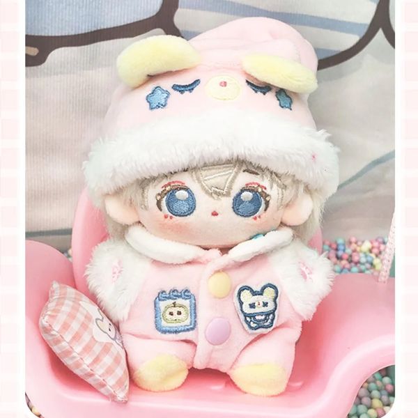 10cm cotton doll clothing set bear sleepwear clothes Nunu cute 3piece pajama 241025
