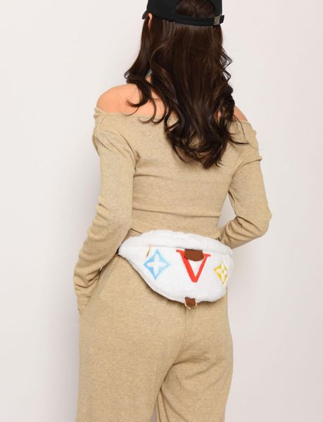 

Women's Designer Pack Winter Belt Teddy Waist Stylish Men's Crossbody Furry Shoulder Fluffy Bumbag Luxury Fanny Bag purse