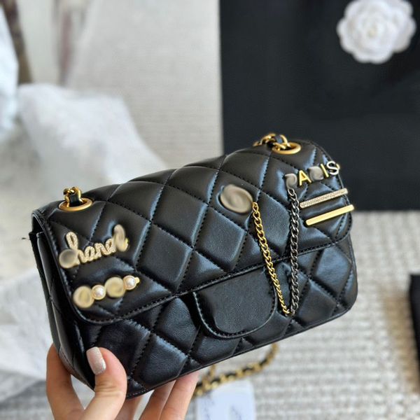 

Designer Women S Shoulder Bag Diamond Check Leather Makeup Bag 6 Color Purse Metal Buckle C Designer Bag Gold Mattilas Chain Crossbody Bag 20cm Sacoche Vanity Bags, Burgundy