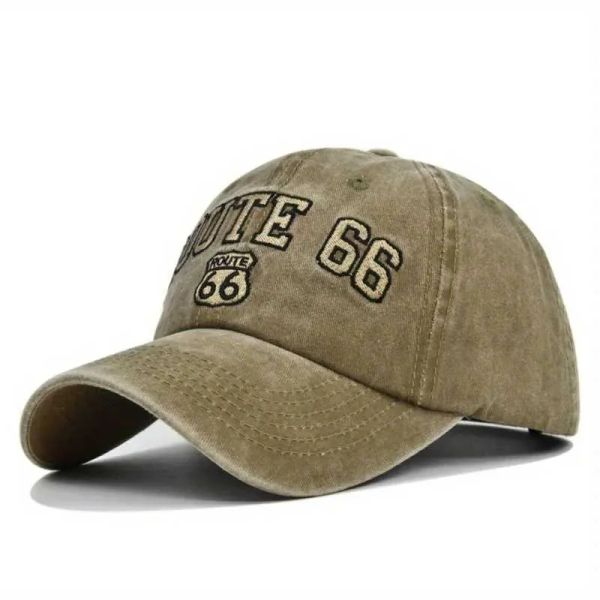 

Luxury Ball Caps ROUTE 66 Letters Embroidery Baseball Cap Women Men Fashion Cotton Snapback Hat Hip Hop Trucker Dad Caps Outdoor Sun Hats Gorras BFP2410298 PTP2, Red