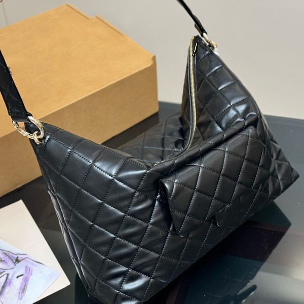 

Designer bags Classic Luxury Women Leather Shoulder bag Handbag Beach bag Chain handbag Shopping Bag Large capacit Tote travel bag Fortune Bag 36m, Black