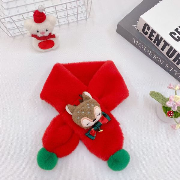 

shawl scarf designer scarf luxury Christmas Children's Scarf Parent Child H Imitation Rabbit Imitation Set Rabbit Autumn And Winter Baseball Hat Protection, A9