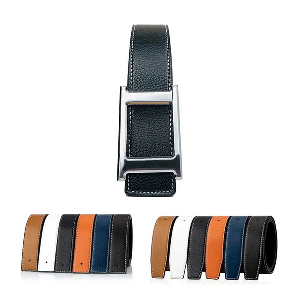 

Designer belt Fashion mens belt business luxury belt mens womens five color gold and silver glossy buckle with box, No1