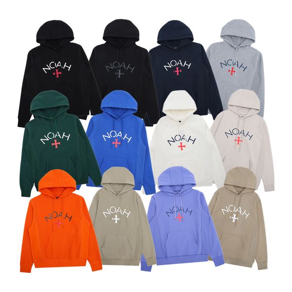 

Ceig version top-level NOAH OG Hoodie classic first generation cross Simple print design sweater casual Joker loose couple plus veet designer hoodie man asian size, Hoodie 5