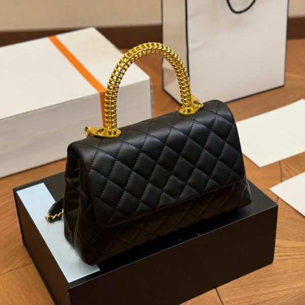 

Designer bags Women luxurys Cowhide Spring handle Handbags Shoulder bag Armpit bag Hobo Crossbody Bags Chain bag Beach bags Shopping bags Messenger Fortune bag 23m, Black