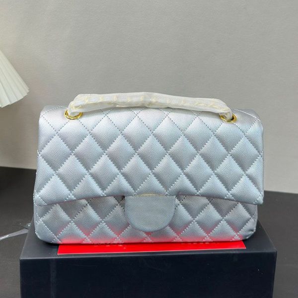 

Designers bags Black cowhide Caviar Women luxurys Shoulder bag Handbags Messenger Chain Bag Clutch Flap crossbody Wallet lady clutch Fortune bag 25m, Blue