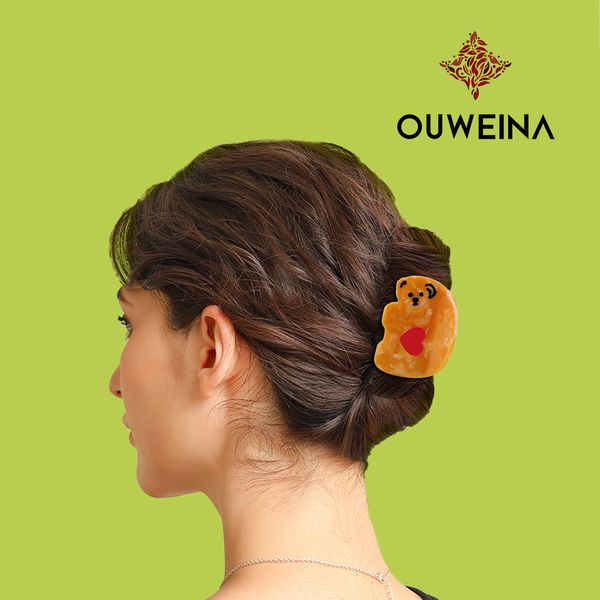 

New Original Design Novelty Brown Hair Back of Head Grab Clip Shark Clip Grab Clip wholesalers