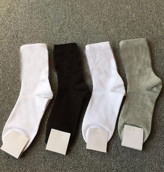 

1 pair2 pcs 100 cotton men women socks man long sport sock casual breathable sweat business sport female socks birthday socks5558544, Black