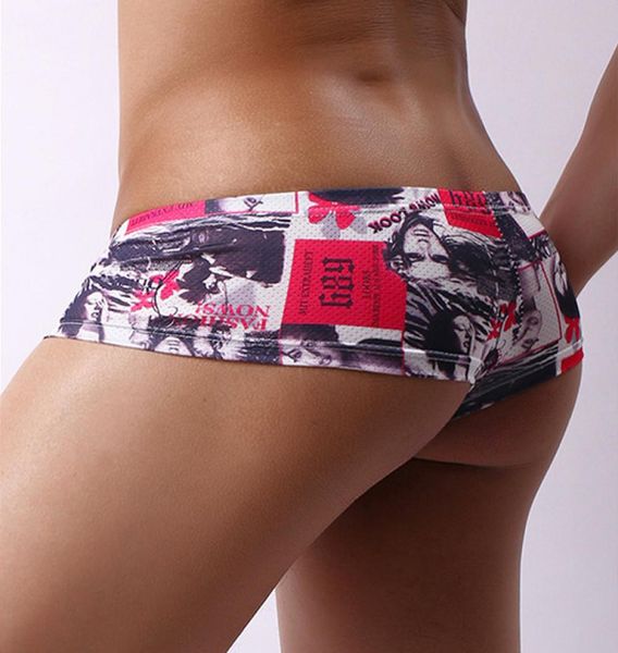 

mens underwear slip uomo low waist panties uconvex mesh breathable small boxer big pouch ropa interior calzoncillos cuecasch9987159, Black;brown