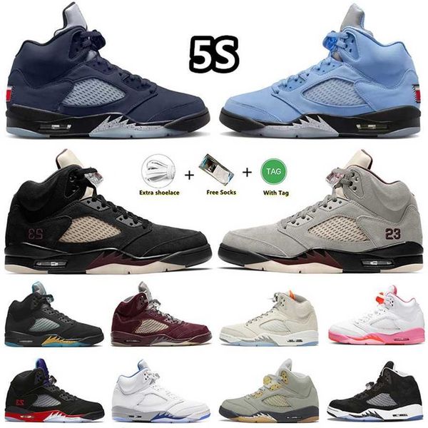 

mens 5 5s burgundy basketball shoes georgetown unc aqua sail green bean we the pinksicle crimson bliss 3 trainers sports sneakers for men an