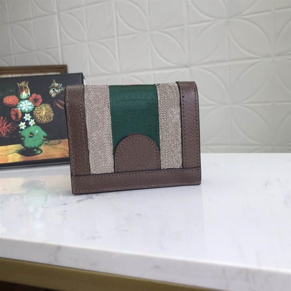 

original luxury g word bags fold female designer coin purse ladies leather diagonal span wallet credit card holder bag box sh292r, Red;black