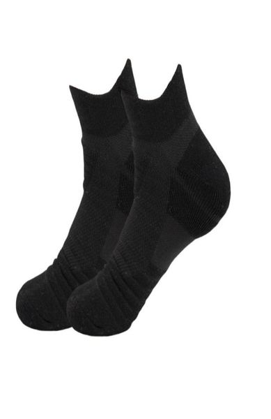 

men non slip thicken running ankle high sweat absorbing daily basketball ski sport socks elastic training jogging soft cycling8133997, Black