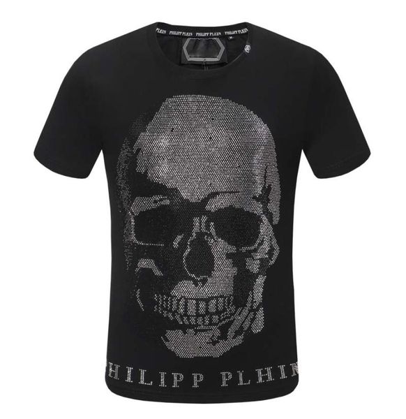 

mens designer t shirts new summer tshirt men fashion embroidery skull tshirt male cotton tees6010480, White;black