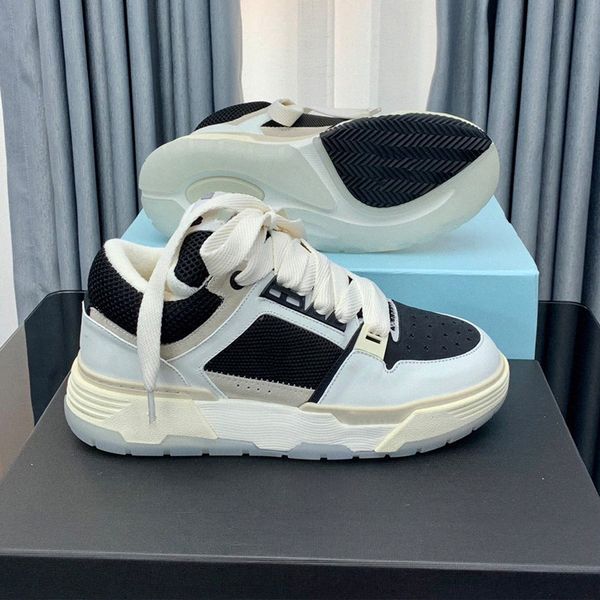 

fashion ma-1 womens mens shoes womens sneakers amis white black shoes designer trainers quality high for women men x86b#