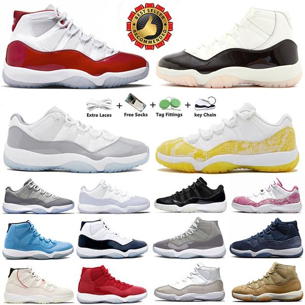 

11 cheey 11s men basketball shoes citrus bred dmp cool grey low midnight navy unc gement grey pink yellow snakeskin pure violet women traine