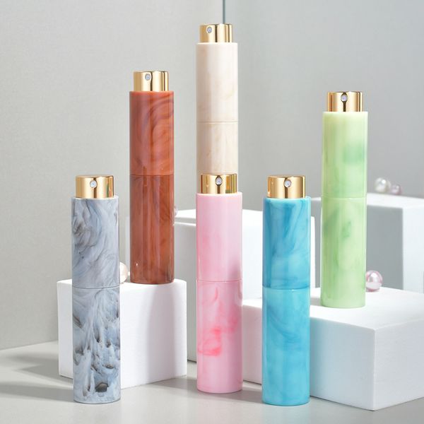

fashion 10ml perfume bottles marbling rotate empty glass perfume spray bottles refillable bottles of essential oil