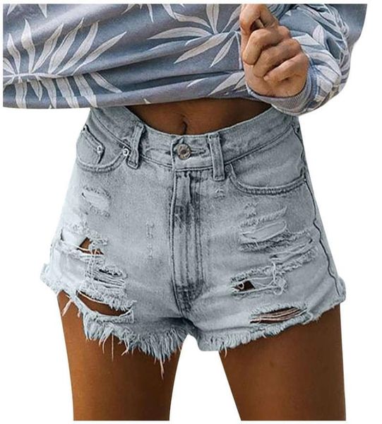 

summer women039s denim large xxl high waisted shorts jeans for short pants women plus size2082154, White;black