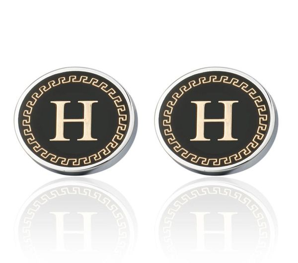 

jewelry french men shirt cufflinks jewelry luxury copper cuff links for business letters cufflinks gift 9910413, Silver