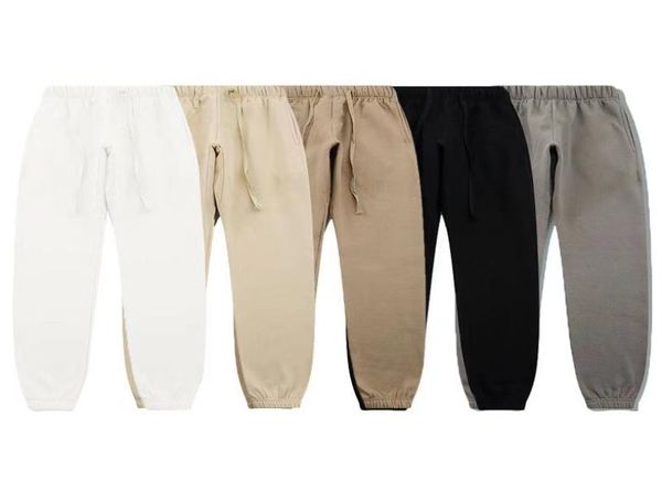 

autumn winter usa 3m reflective pants trousers casual matcha green coffee brown drawstring sweatpants men women jogger2077985, Black