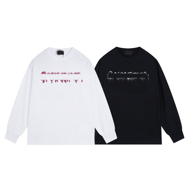 

23s winter men's hoodies sweatshirts st hoodie designer painted letters printed loose casual fashion men and women hoodiessize m-2xl.cc, Black