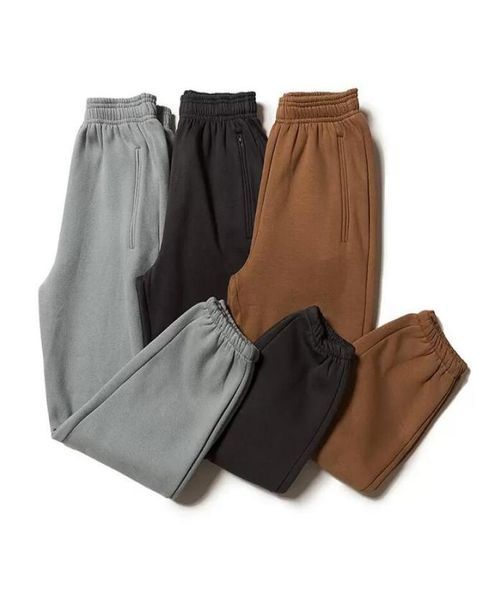 

2020 new west season 6 solid color men 100 cotton sweatpants high street joggers casual streetwear men trousers7891153, Black