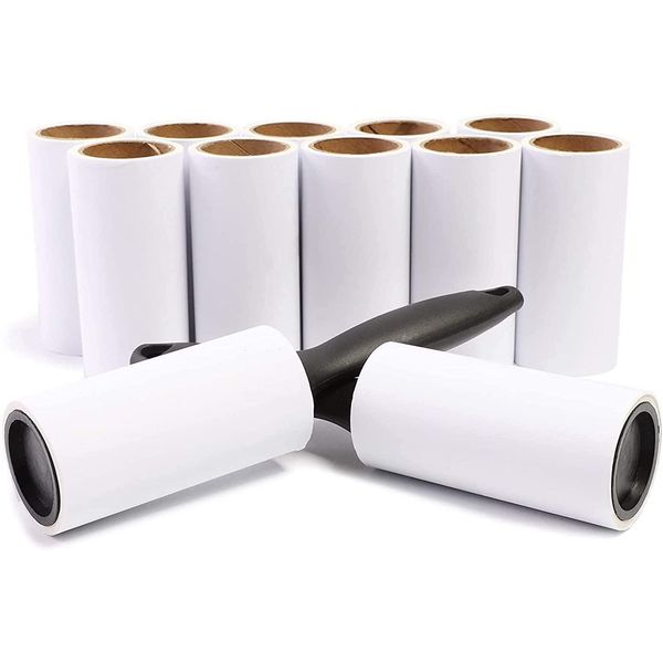 

cotton swabs lint roller refills sticky only 12 pack 230831