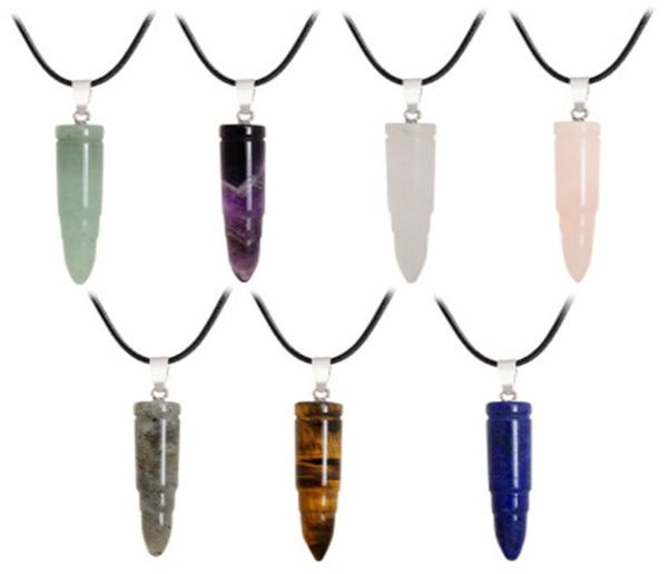 

hexagon shape chakra natural stone healing point pendants necklaces with gold chain for women jewelry gift9406612, Silver
