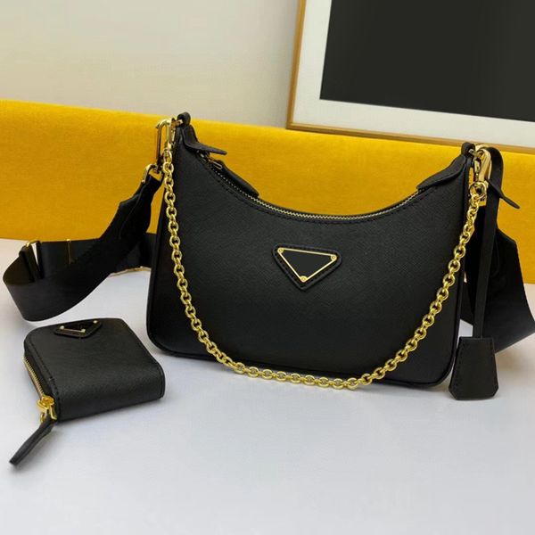 

nylon three piece sets women shoulder bags fashion messenger bag luxury designer hobo bags womens crossbody bag tote bags clutch bag