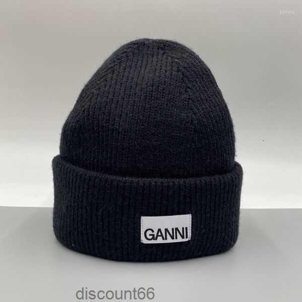 

designer new womens mens berets gannis three fold male female couples fashion brand knitted hat thickened warm beanie winter hatl9smy6v0, Blue;gray