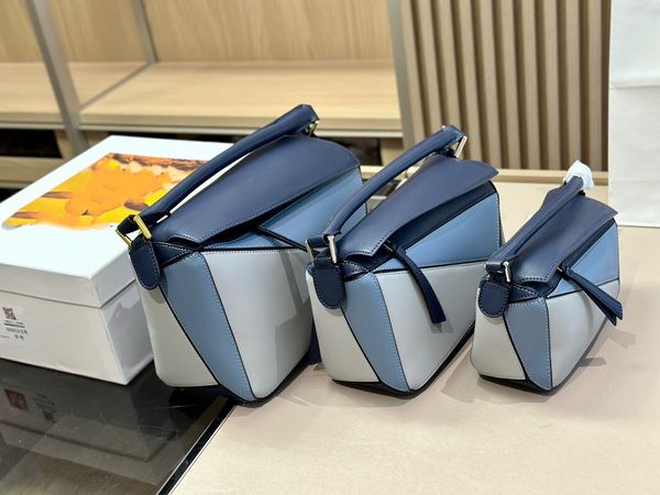 

7a makeup bag shoulder bag puzzle large capacity zipper leather bag body linen adjustable shoulder strap vacation casual crossbody designer