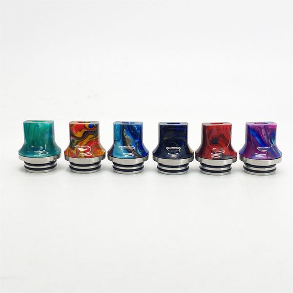 

drip tip 810 straw joint resin stainless steel for 810 machine accessory random color