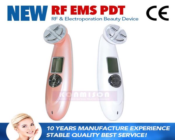 

new arrival rf equipment for skin rejuvenation with bio galvanic vibration led pon 4 in 1 multifunction for skin care usb recha4698911