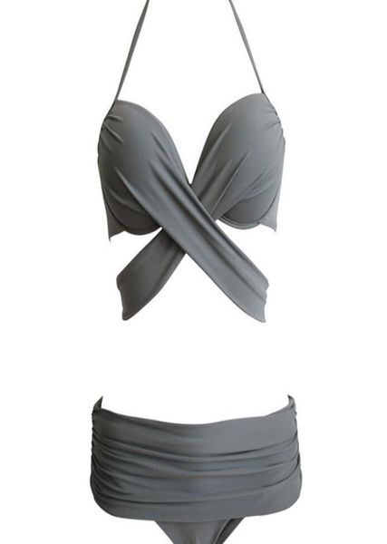 

fashion mix women swimsuit bikini set multicolors summer time beach bathing suits wind swimwear ladies backless split8943833, White;black