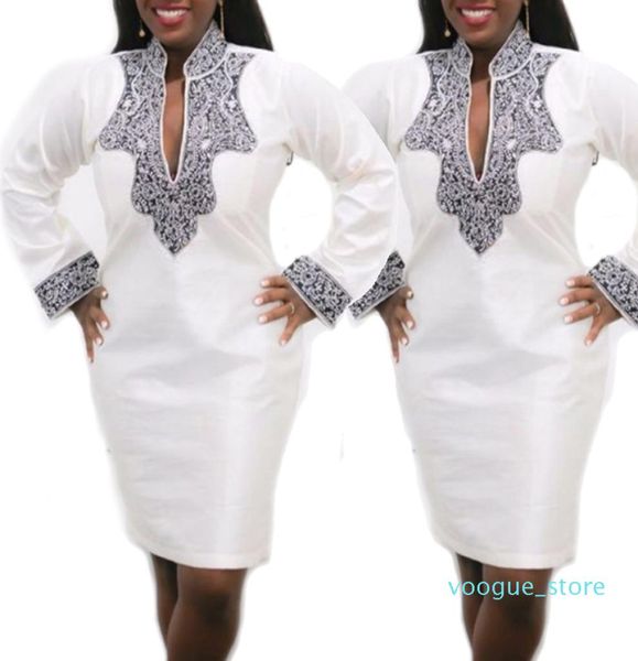 

plus size women dashiki dress ladies summer print vestidos african dress for women traditional clothing bazin riche dress9480985, Black;gray