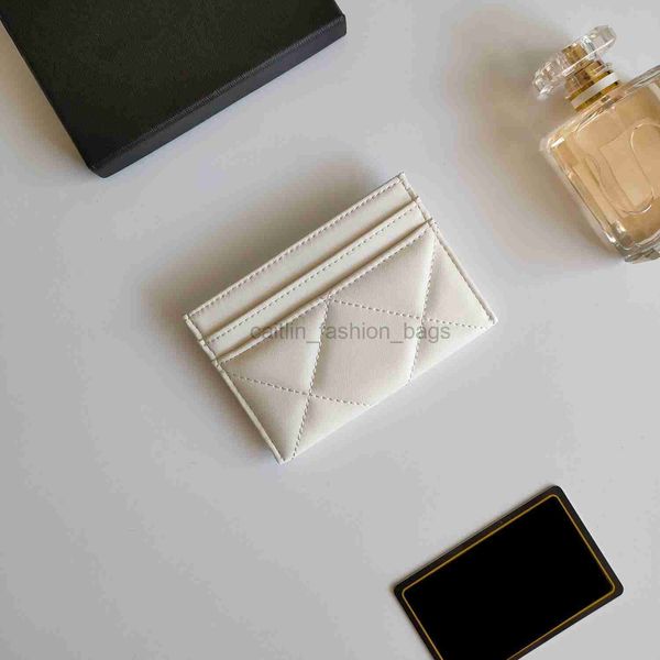 

bags c designer card holder wallet short case purse quality pouch quilted genuine leather womens men purses mens ring credit coin mini bag c