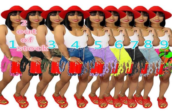 

designer pants women shorts denim tassel jeans slimming casual straight pant designer summer jeans7123519, White