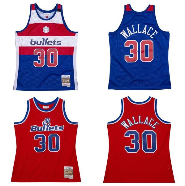 

ben wallace basketball jersey s-6xl mitchell & ness 1996-97 mesh hardwoods classics men women kids retro jersey, Black;red